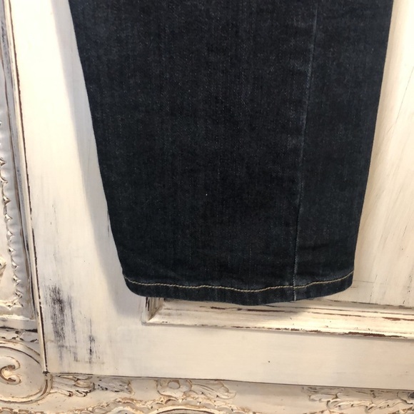 Woolrich 93% Cotton Dark Wash Five Pocket Straight Leg Jeans Size 12 - Picture 7 of 10